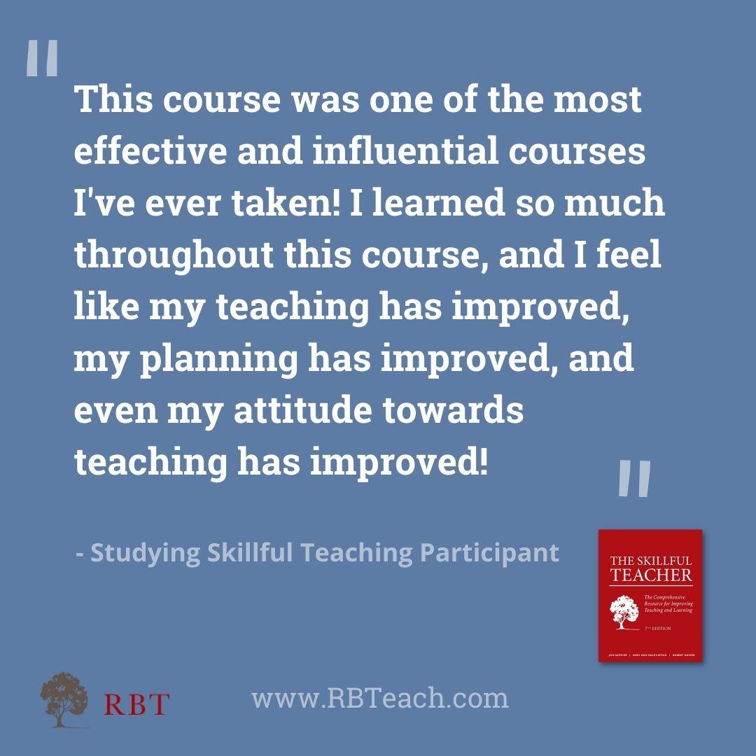 TeachRBT's tweet image. Join us this summer and feel the impact! 
rbteach.com/our-services/c…
#SkillfulTeaching