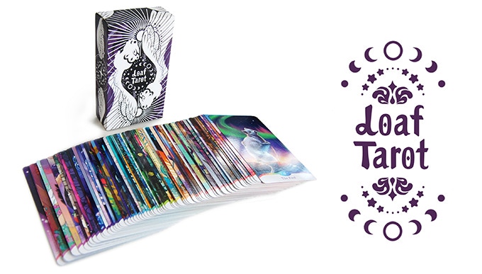 Como novedad tendré varias copias de <a href="/LoafTarot/">Loaf Tarot Zine (Complete, until next time!)</a> , tanto la baraja de tarot como el libro recopilatorio de las ilustraciones. Es un proyecto PRECIOSO y tenéis que echarle un vistazo en vivo 😭🙏