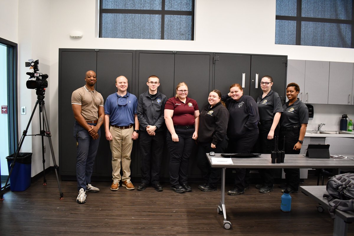 RobesonCC's tweet photo. #RobesonCC was honored to have @SamuelSheltonTV w/@WMBF visit our campus today as he reports on the growth of the #EMS degree w/interviews from EMT students & EMS coordinator Brad Byrd.
Look for the story tonight during the at 4p, 5p, and 6p newscast! You don't want to miss it! https://t.co/EuVVAIU5PG