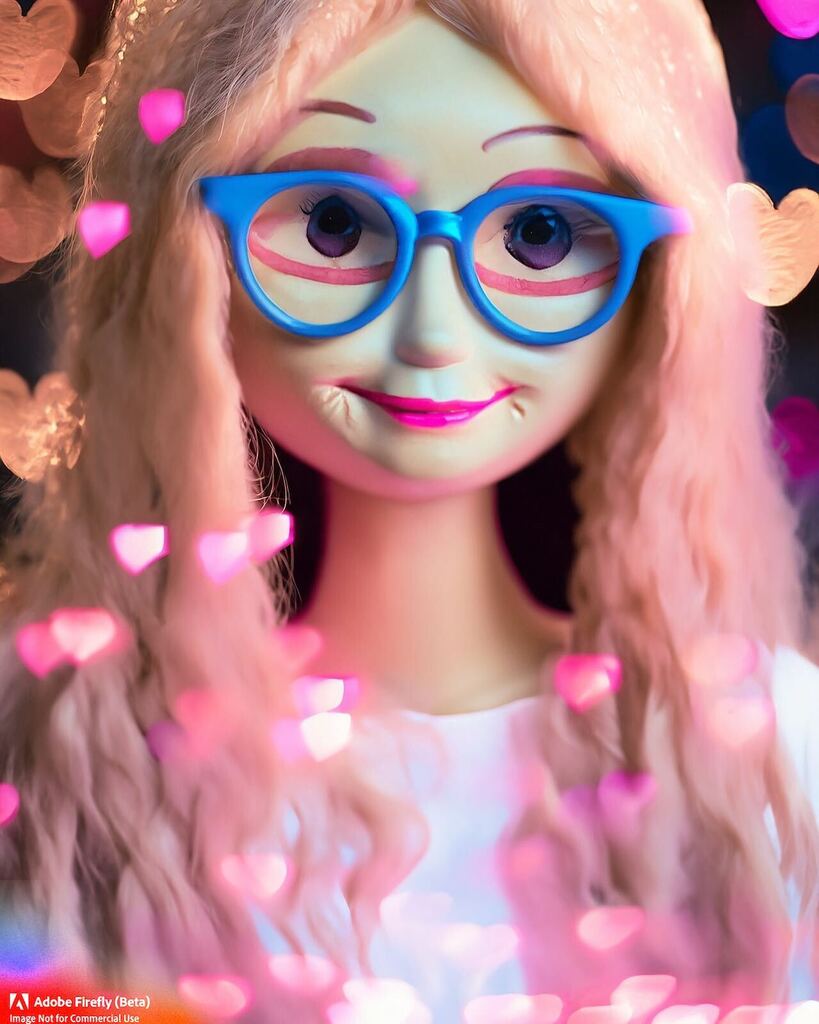 __AM_'s tweet photo. Was experimenting with getting a doll-like self portrait. I like this one the best! #adobefirefly #firefly #portraits #selfportraits https://t.co/UaVcPYDtnR https://t.co/ewikpV09N1