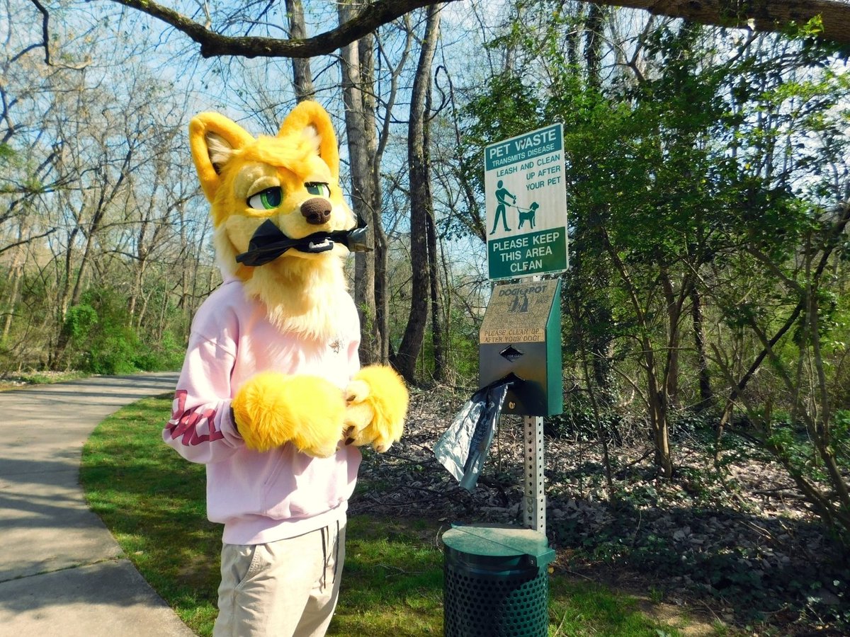 RenThaWolf's tweet photo. Doggo at the park :) https://t.co/JG0bhXNghP