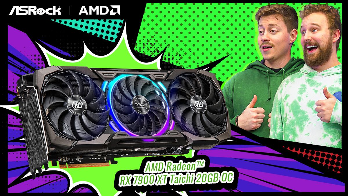 ASRock AMD Radeon™ RX 7900 XT Taichi 20GB OC supports AMD Radeon 