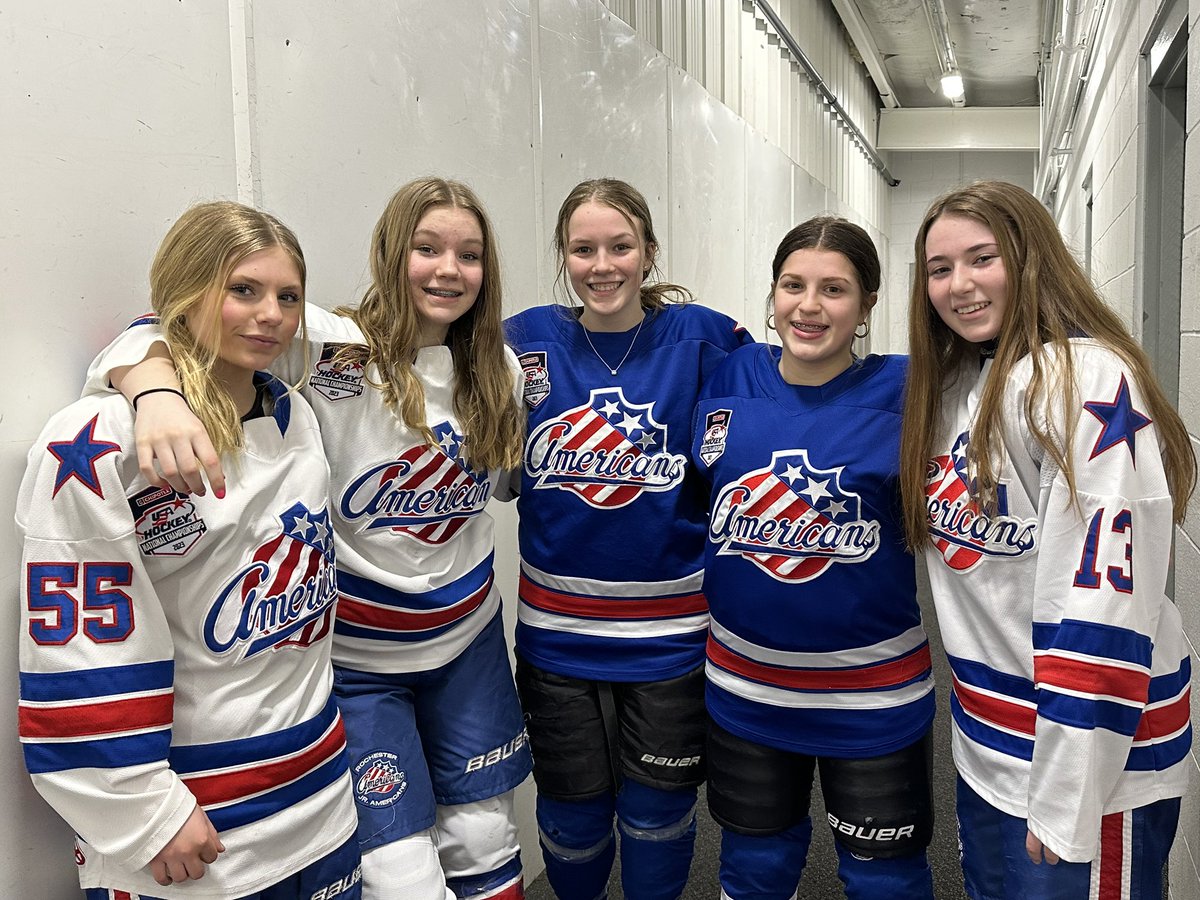 Congrats- Charley Barlette, Andie VanZeilen, Alexa O'Neill (White) won the NYSAHA U14 Tier 1 State Championship, to compete in the National Championships in Dallas! And to Alana VanZeilen, Ava Farrell (Blue) who won an At Large bid in the U16/Tier championships! #GoCadets 
￼
