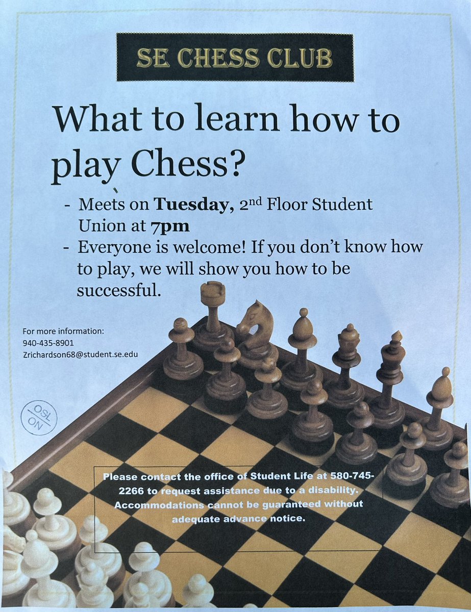 Let’s get some new players in the great game of chess!