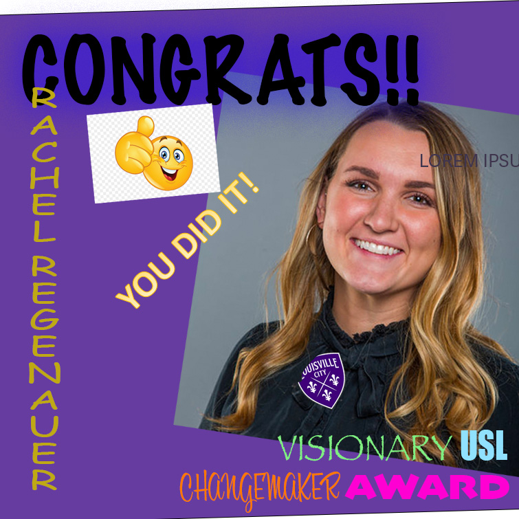 loucityfc's tweet photo. Congrats to Rachel Regenauer, our senior graphic designer, for winning the 2022 Visionary USL Changemaker Award!

Women in Soccer created the honor alongside the USL to recognize those impacting the game.

Consider this an example of where we’d be without Rachel… 😉 https://t.co/3ZRk4pyc2z