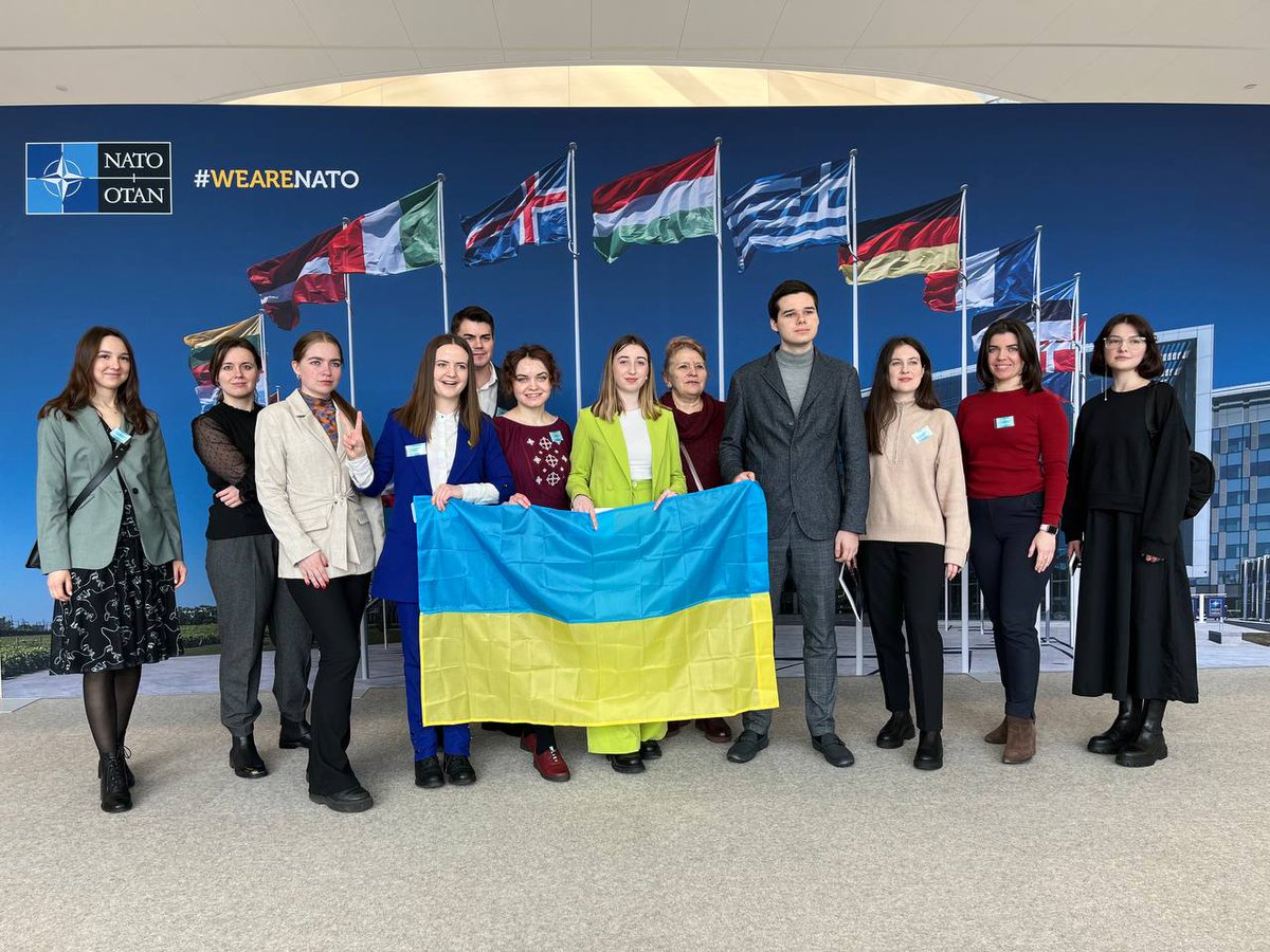 ANTS_NGO's tweet photo. #UkraineWillWin and become prosperous 🇺🇦 with young leaders, such as from the I and II Models of the #NATO Youth Parliamentary Assembly held by #ANTS. They visited @NATO and met with top representatives, including @VinetaKleine and Florian #Encke.
@HopkoHanna @OksanaYurynets https://t.co/gU495yuP3M