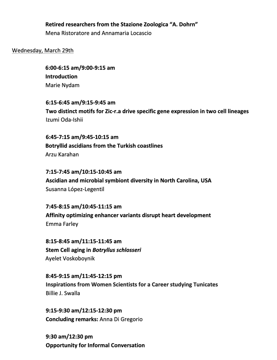 Aniseed_DB's tweet photo. Don't miss the online symposium dedicated to recognizing and celebrating the contributions of women to the field of tunicate biology! The symposium will be held online via Zoom on March 28-29, 2023 (Tomorrow! Be ready :)). 
Zoom link: https://t.co/ue0NoxYk7u https://t.co/akoY0N9sIc