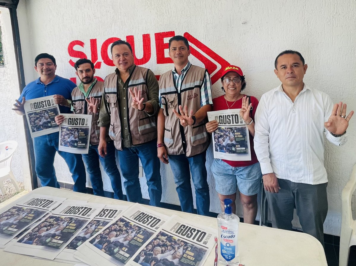 26 de Marzo, realizamos la reunión semanal de trabajo en la primera casa de GESTIÓN del Estado “ Que siga LOPEZ” , en Solidaridad, con los integrantes del Movimiento Transformador en el Municipio con quienes estamos convencidos que el entusiasmo, la unión, el respeto y