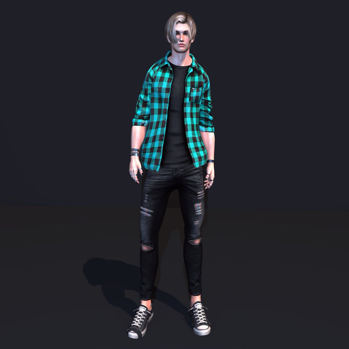 dluvsl's tweet image. You said it felt so nice, Nice when I am near... Wearing Kalback. #emorockband #emovibes #rocker #secondlife @secondlife #secondlifefashion