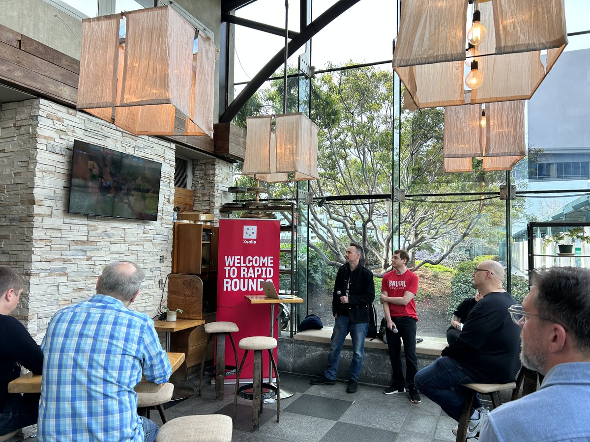 Xsolla's tweet photo. We had a great time seeing new games at our Rapid Rounds event during GDC. Thank you to all of the developers who participated!

https://t.co/QxqBIoaGBA #funding #gamedev https://t.co/4iVbiZGEUW