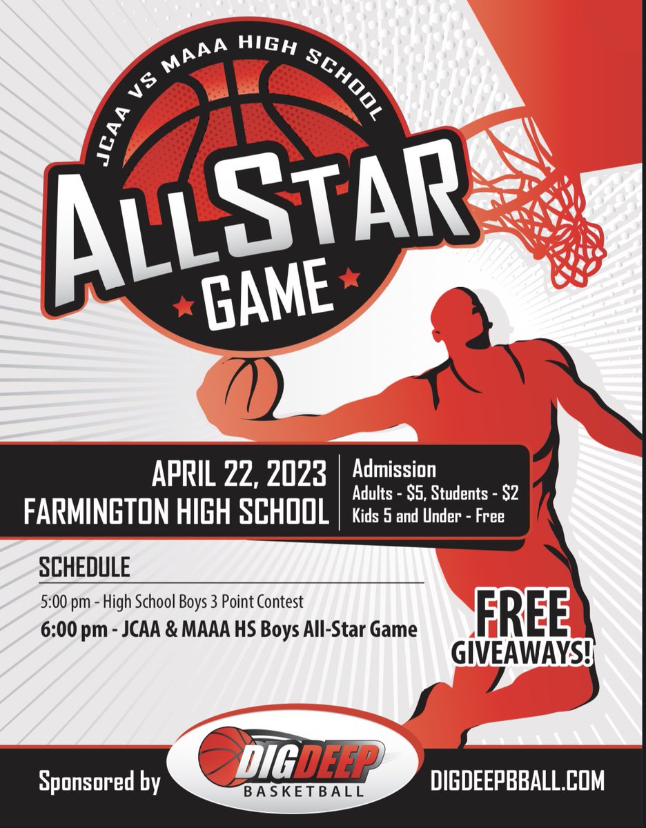 stephonmartinez's tweet photo. 2023 JCAA vs MAAA Boys’ All-Star Game Rosters ⬇️⬇️⬇️

April 22nd! @jmoore031 @MyMoInfoSports @PrepHoopsMO https://t.co/0qpEEpG1x9
