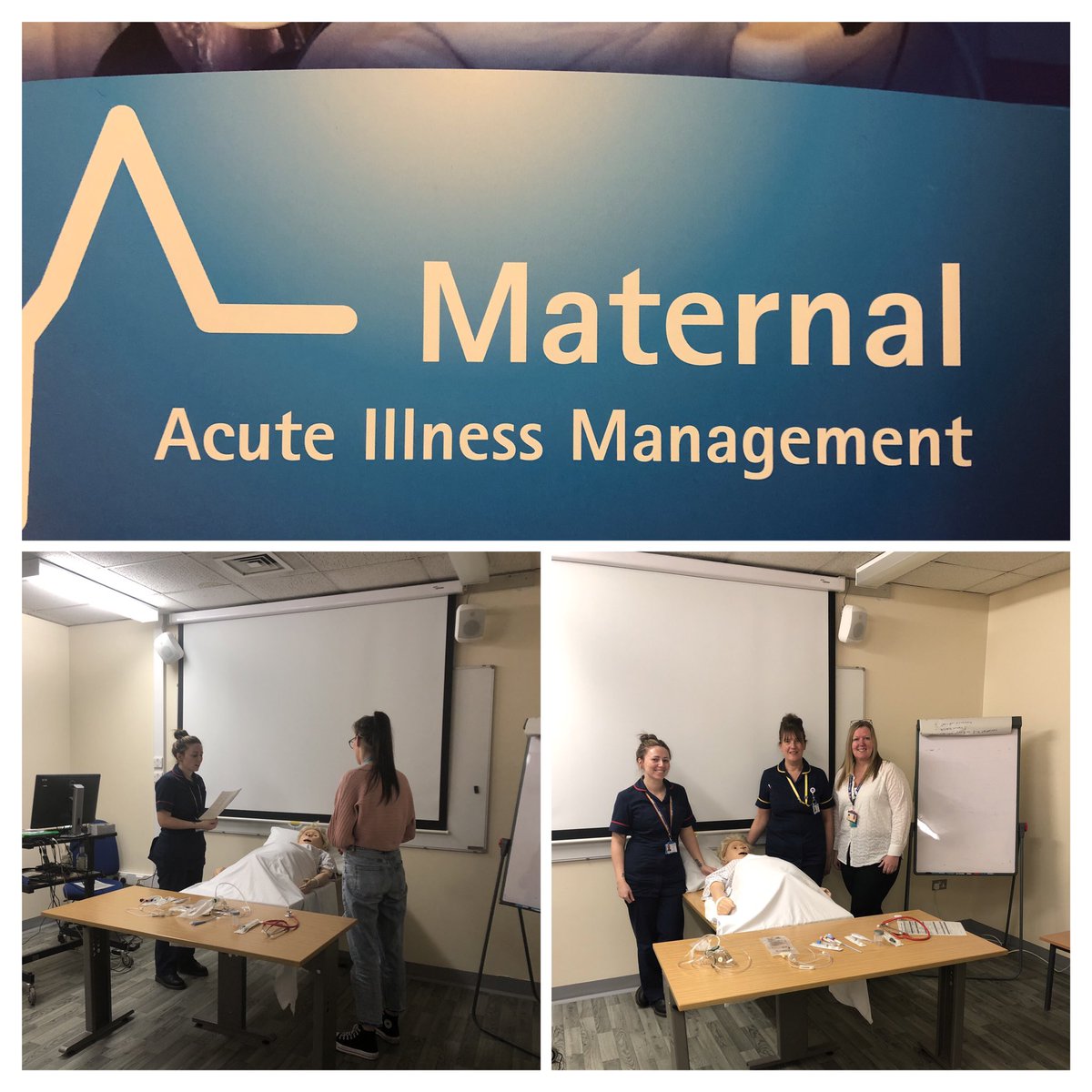 Always a pleasure to teach a fabulous group of Midwives on the Maternal Acute Illness Management course with @janine_fRM Early recognition of the acutely ill #empoweringmidwives <a href="/WHHClinicalEd/">Clinical Education Team</a> <a href="/kizboyce/">Kristy Boyce</a> <a href="/julierowlinson1/">julie rowlinson</a>