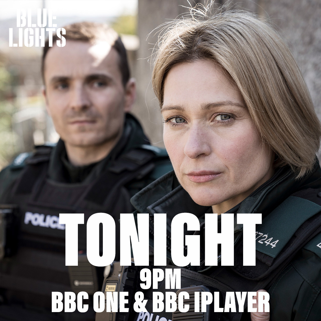 TwoCitiesTV's tweet photo. This is your one-hour reminder!

Our brand new #BlueLights TONIGHT 9pm #BBCOne &amp; #BBCiPlayer https://t.co/Et5JZpiIs9