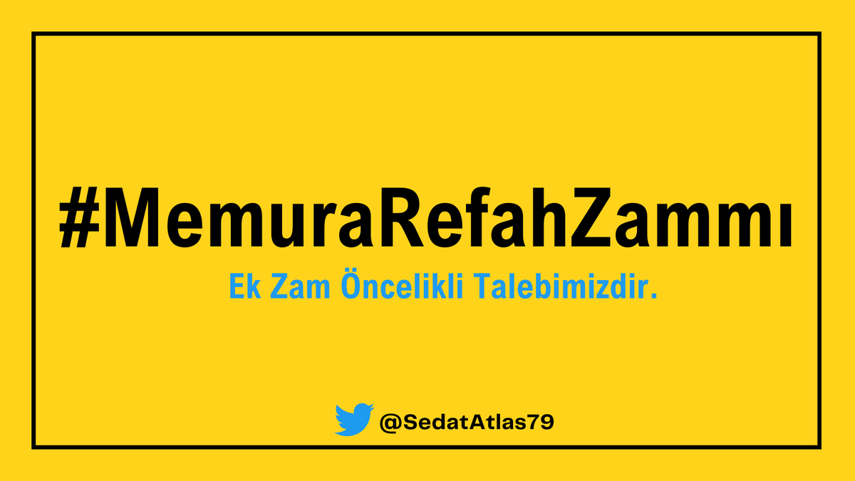 Memur kendi hayallerinden vazgeçti.
Memur kendini geliştirmekten vazgeçti.
Memur geçim derdine düştü.
#MemuraRefahZammı