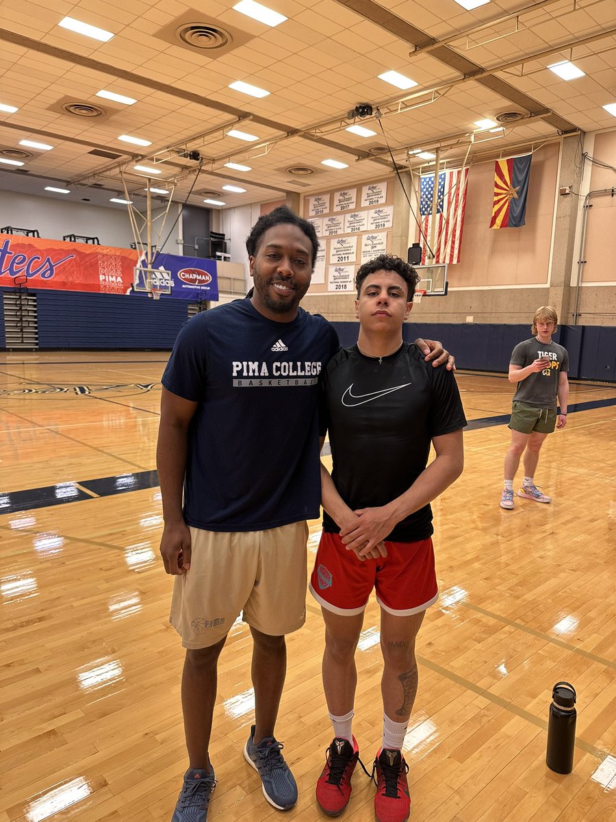Thank you <a href="/coachflannigan_/">Coach Flann</a> for inviting me to come workout and compete at the next level. Go Aztecs! <a href="/PimaMens_bball/">Pima College Men's Basketball</a> <a href="/coach_bmase/">BRANDON MASON</a> <a href="/AlbuquerquePrep/">Albuquerque Basketball Prep School</a>