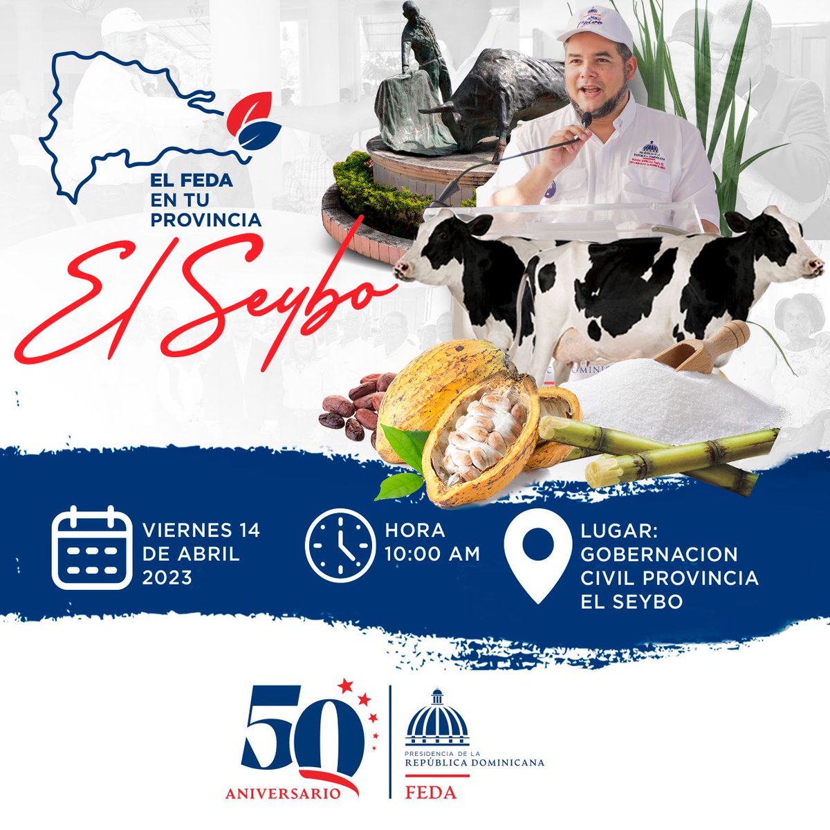hecmiliogalvan's tweet photo. Este viernes el @feda_rd visitaremos el Seybo para orientar y apoyar el Campo Dominicano. https://t.co/ZmCJ0ggdoe