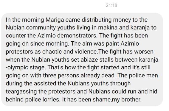 C_NyaKundiH's tweet photo. From a Kibera resident... https://t.co/oNCD2rB8Yp