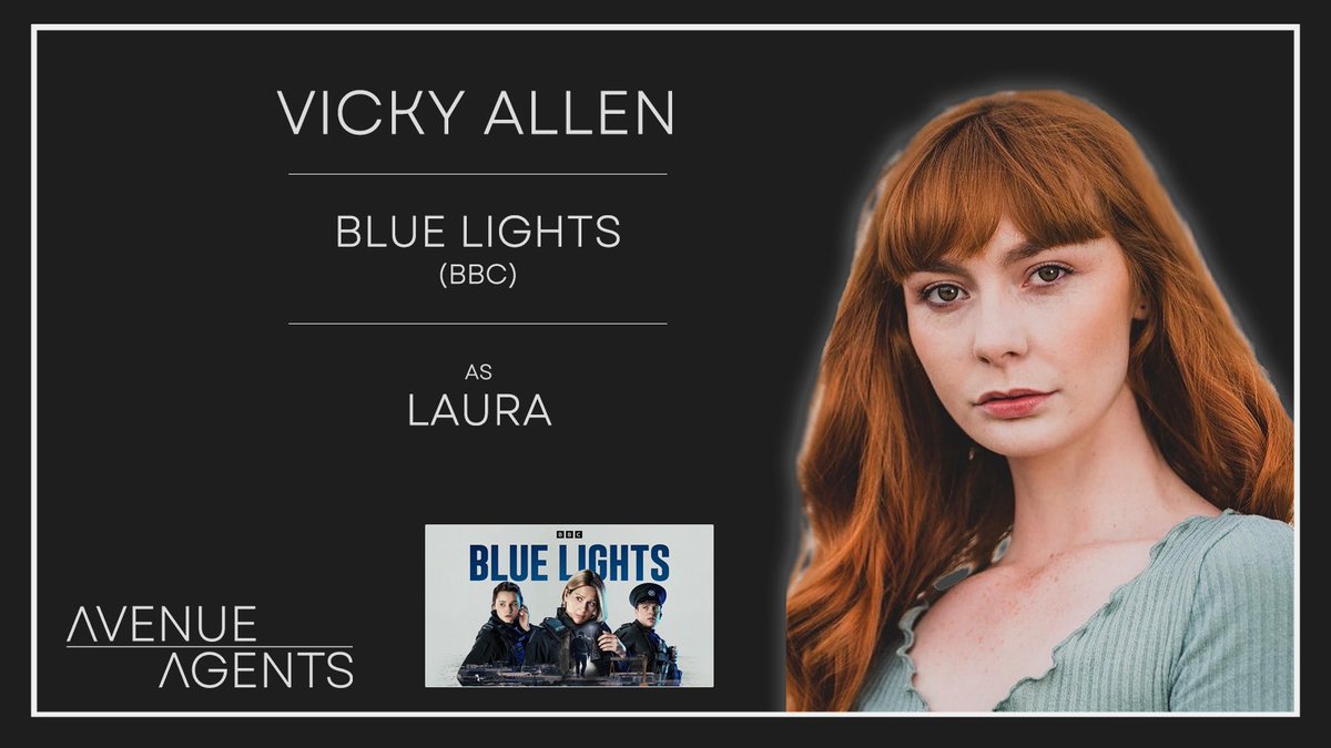 Avenue_Agents's tweet photo. We’re all looking forward to ‘Blue Lights’ starting this evening at 9pm on @BBCOne
Our brilliant Neil Keery & @iamvickyallen star in the 6-part series as Laurence McCloskey & Laura.
Thanks to the teams at @GSimpsonCasting & @dedwardscasting
#VickyAllen
#NeilKeery
#BlueLights https://t.co/Sd1kyfxUIr