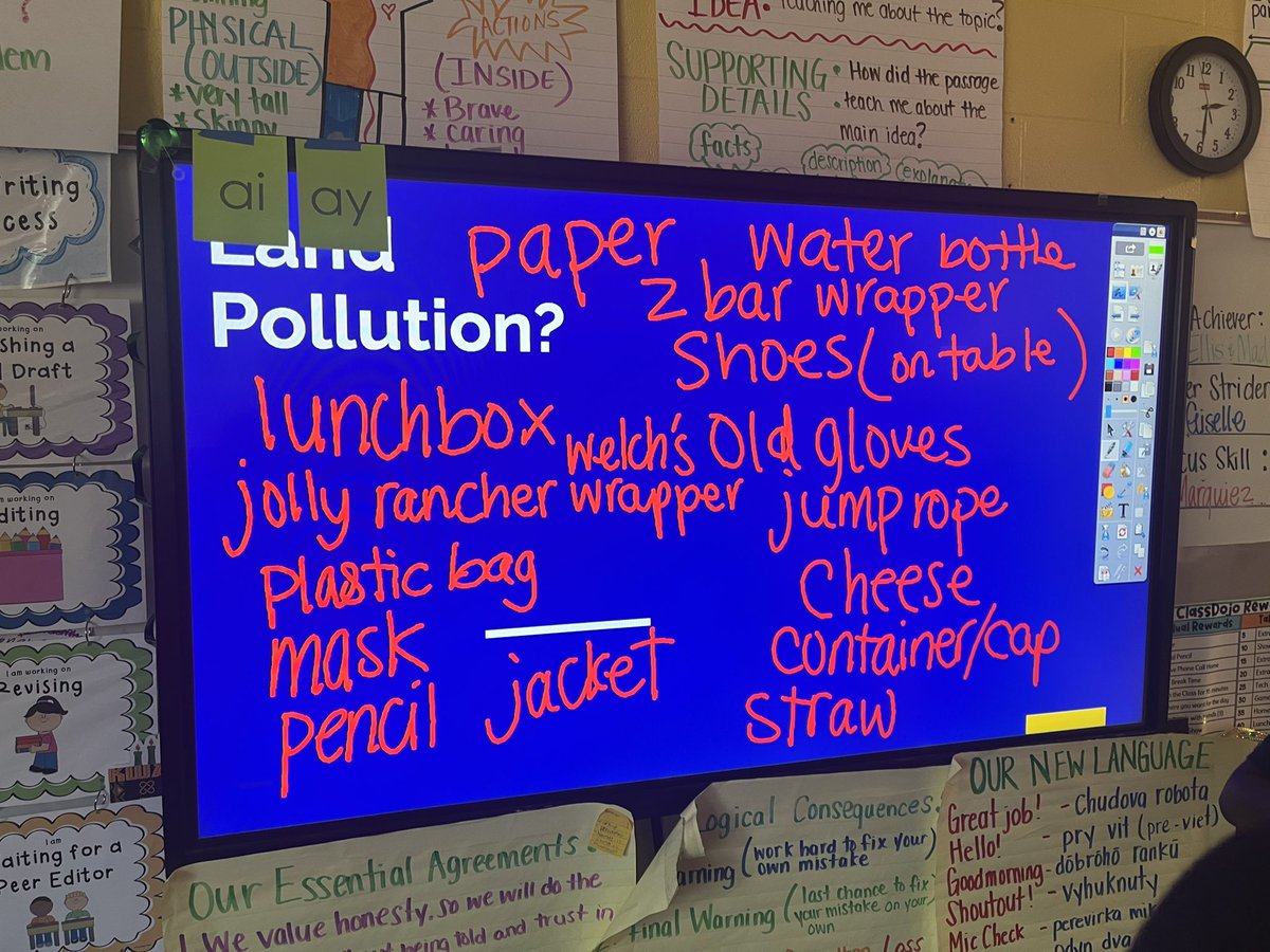 In just 15 minutes around our school, these pollution detectives were able to find several items that contribute to land pollution ♻️