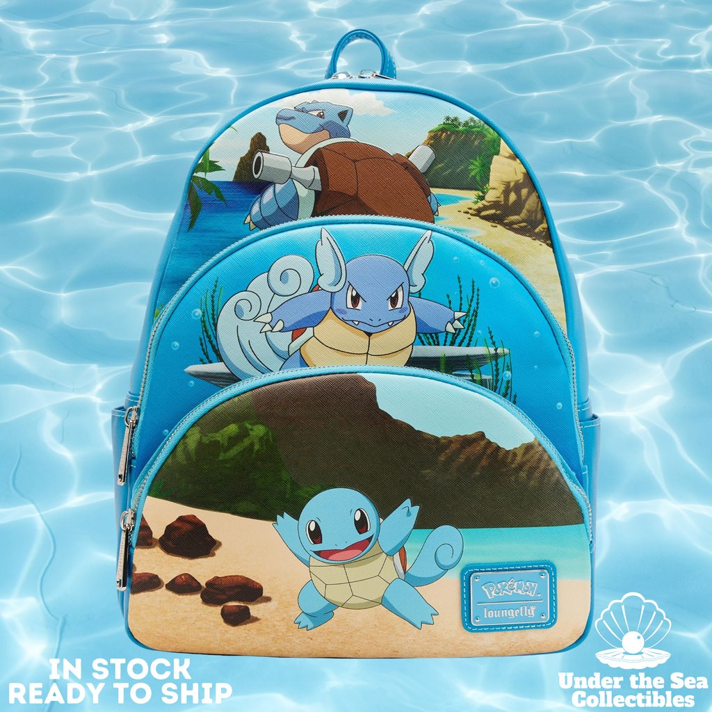 undertheseaco's tweet image. Pokemon Squirtle Evolution Triple Pocket Loungefly Backpack available at Under the Sea Collectibles

#loungeflyaddict #loungeflyminibackpack #loveloungefly #loungeflydisney #loungeflybackpack #loungefly #loungeflystyle #loungeflycollection  #undertheseacollectibles