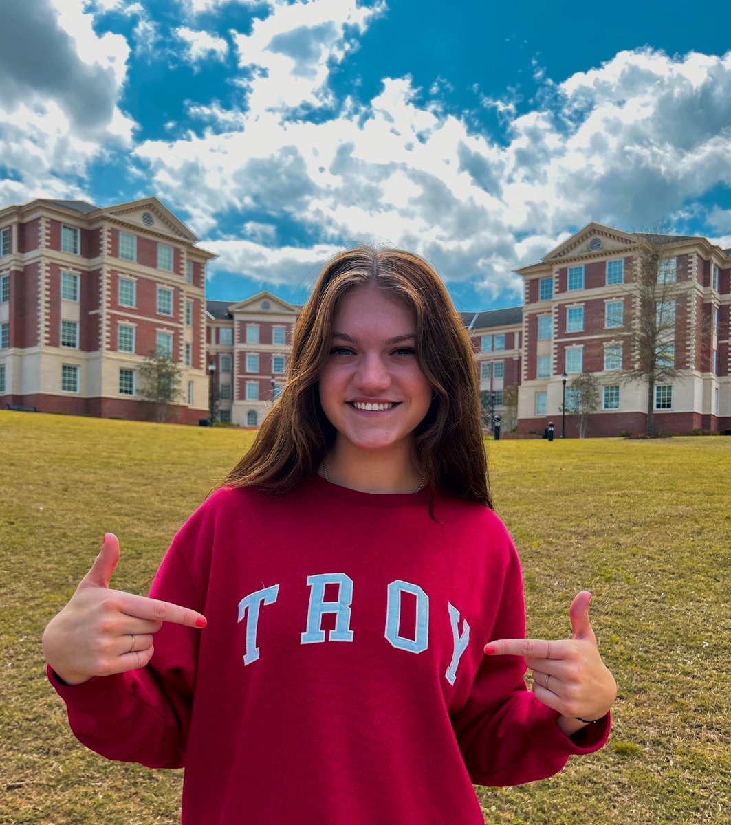 I am so incredibly excited to announce my verbal commitment to continue my education and play D1 volleyball at Troy University! A huge thanks to God, my family, coaches, and teammates for all of their love and support throughout my volleyball career so far. Go Trojans!!