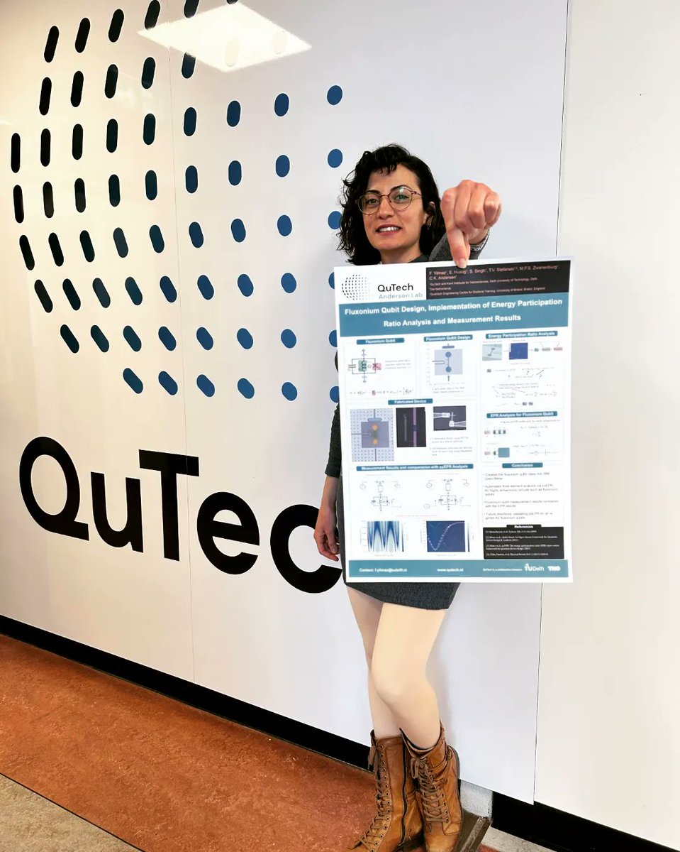 orionfigen's tweet photo. Ready for another conference, this time with a poster preparation.
Of course, mostly about my love Qiskit-Metal and EPR analysis for #fluxonium #qubits. #Quantumcomputing #QiskitMetal #ibmquantum #andersenlabqutech #qutech https://t.co/iS3AwxOdrG