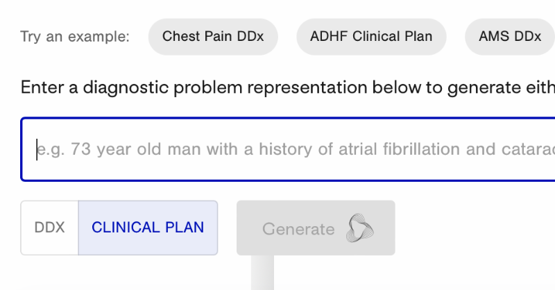 GlassHealthHQ's tweet photo. AI in medicine has arrived
    
Draft a clinical plan with Glass AI.