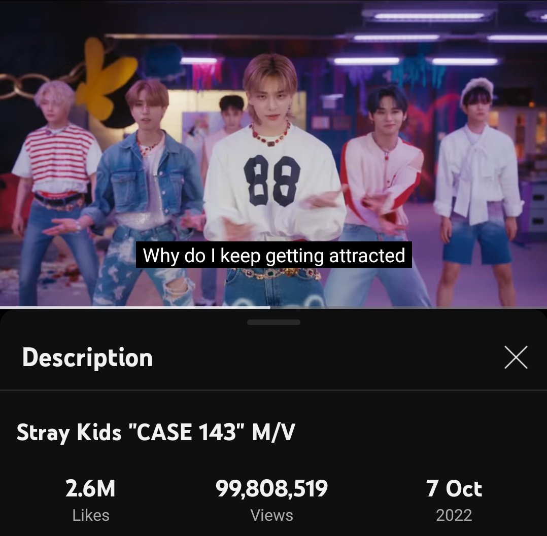 StrayKidsGlobal's tweet photo. Stay! just 200k left for Case 143 to reach 100M, please share and encourage others to watch it as much as possible 🔥💕
💗https://t.co/5D9YBwmeHO
#RacetoCase143 #Case_100M https://t.co/aTqpPW80v7