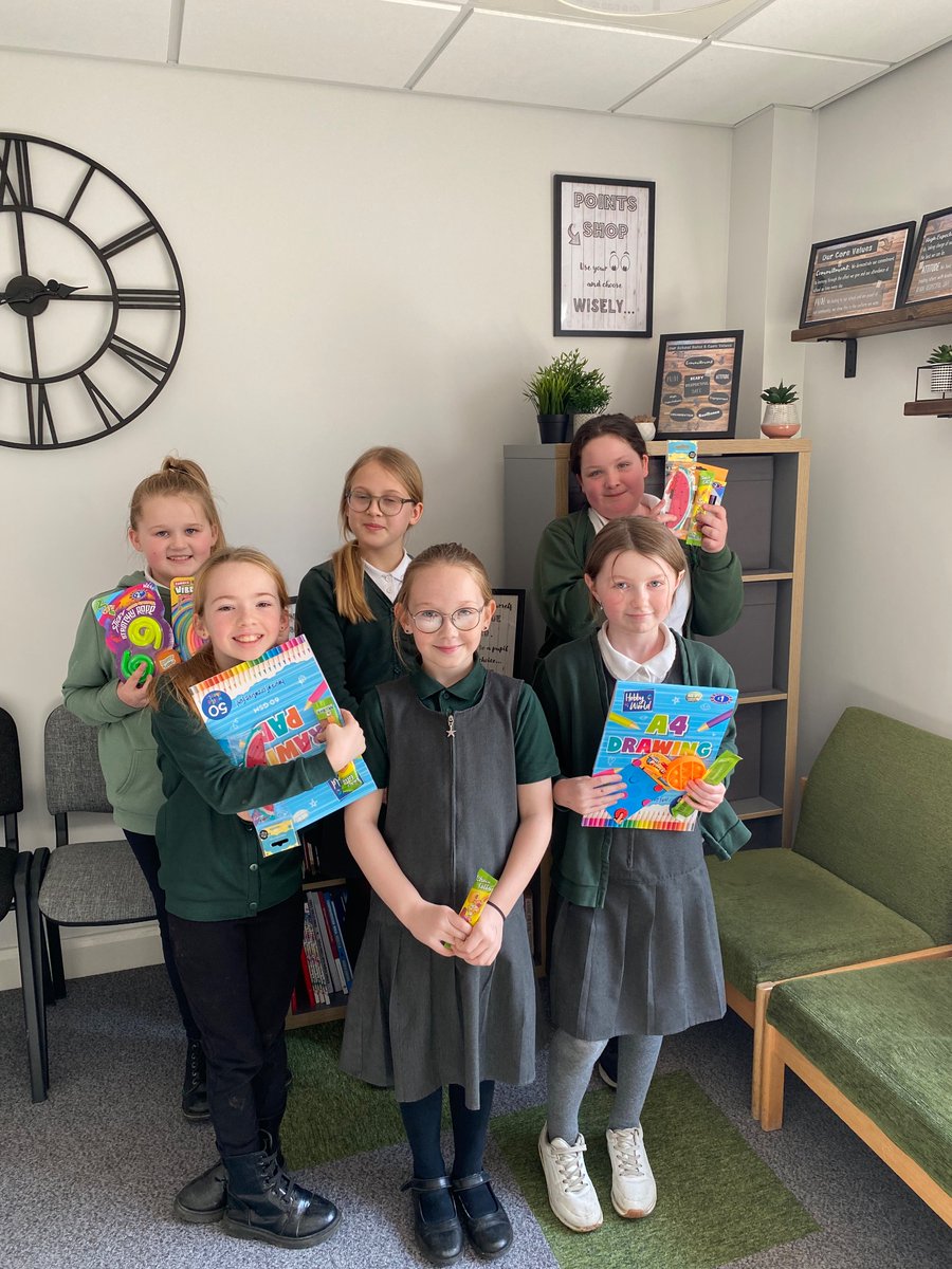 MfpsYear5's tweet photo. These girls visited the points shop today! Well done, we are so proud! 🤩👍🏻 I wonder who will be next? https://t.co/rkEar60L2f