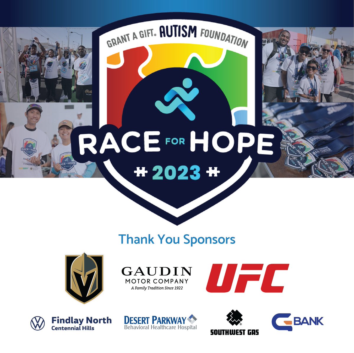 Also, a BIG THANK YOU to our current sponsors:

<a href="/GoldenKnights/">Vegas Golden Knights</a>
<a href="/GaudinFord/">Gaudin Ford</a> <a href="/GaudinPorscheLV/">Gaudin Porsche of Las Vegas</a> <a href="/FordCountryLV/">Ford Country</a> 
<a href="/ufc/">UFC</a>  
<a href="/FindlayNorthVW/">Findlay North Volkswagen</a> 
<a href="/DesertParkwayLV/">Desert Parkway</a> 
<a href="/SWGas/">Southwest Gas Corp</a> 
GBank