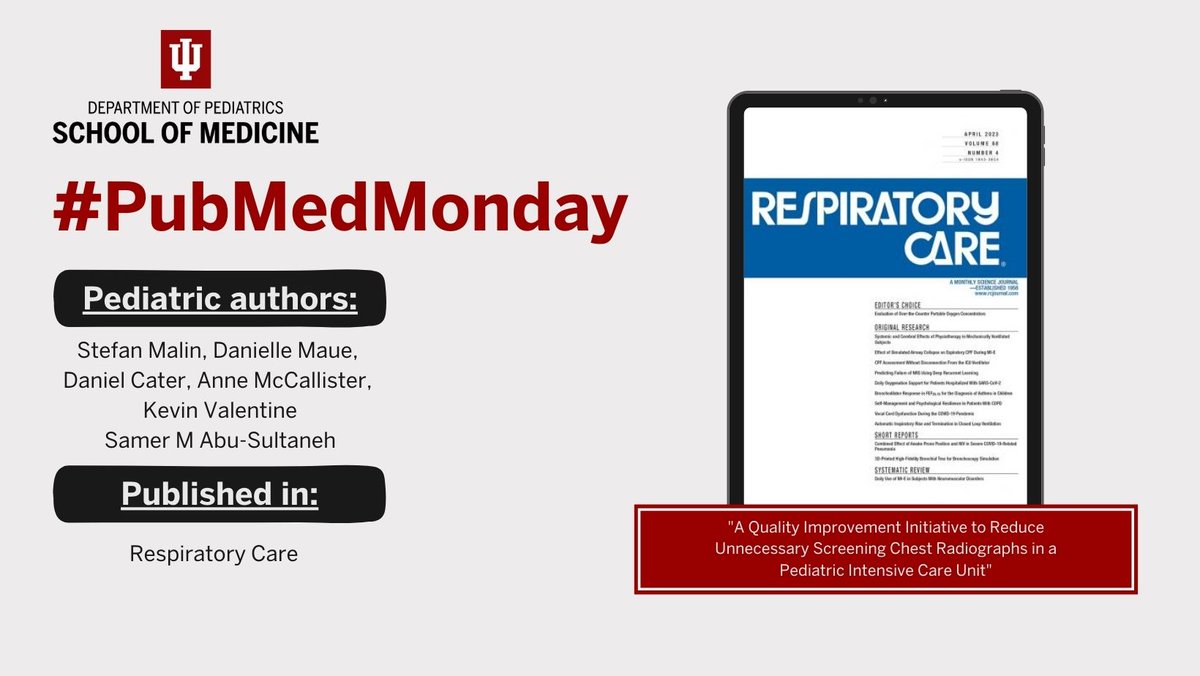 #radiology <a href="/respcare/">RESPIRATORY CARE</a> <a href="/abusultaneh/">Samer Abu-Sultaneh, MD, FAAP, FCCM</a> - feel free to tag anyone!