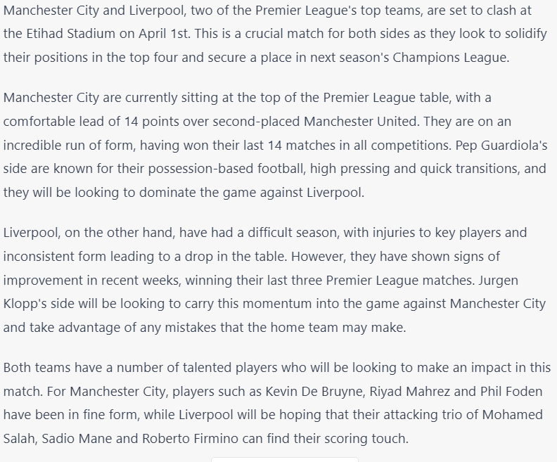 BetKing Nigeria On Twitter I Asked Chat GPT To Write A Match betking-nigeria-on-twitter-i-asked-chat-gpt-to-write-a-match