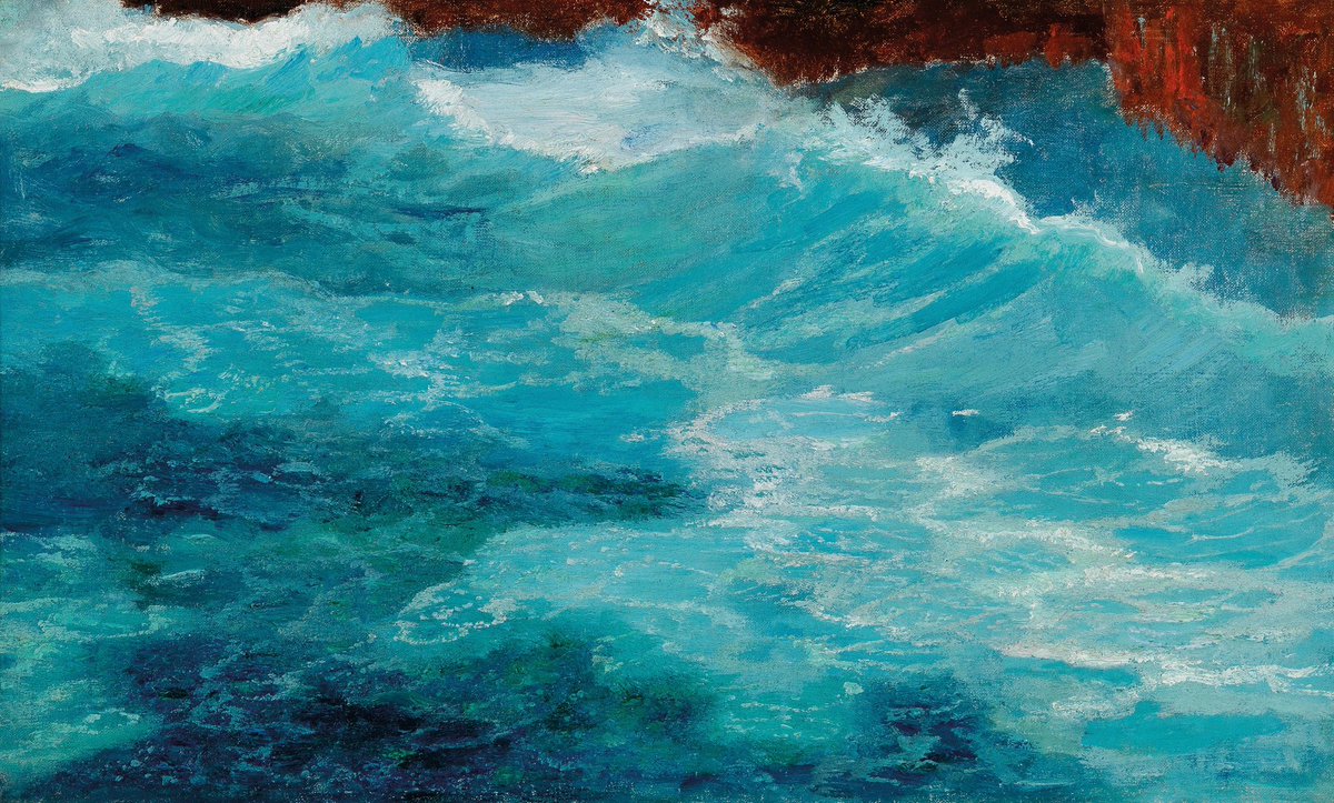 Homo_Curiosum's tweet photo. Karl Mediz (Austrian, 1868–1945)
The surge in Lacroma
Date circa 1902
oil on canvas, 34 x 57 cm
Private collection
#Impressionism #Masterpiece #Painting #Artist #ArtHistory #Artwork #Museum #Art #Kunst #Arte #BeauxArts #FineArt #Landscape #Mediz #AustrianArt https://t.co/m8mNnjgTdf