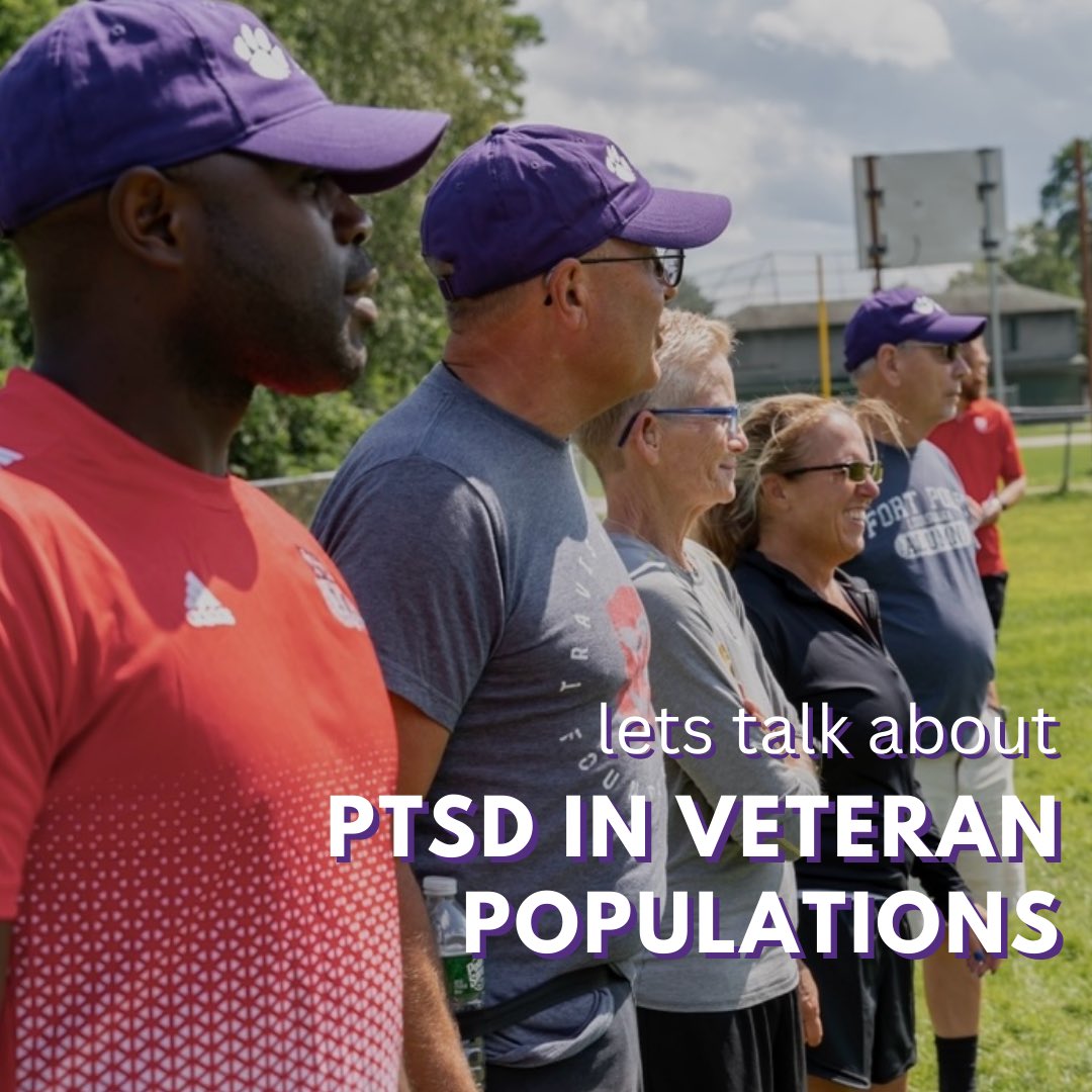 CUParaSoccer's tweet photo. For todays #MentalHealthMonday we are talking about mental health of veterans, specifically PTSD. With something such as PTSD that disproportionately effects veterans, it’s important to remember that resources are available and it’s always okay to ask for help! #cuparasoccer https://t.co/IdJNoYE0fQ