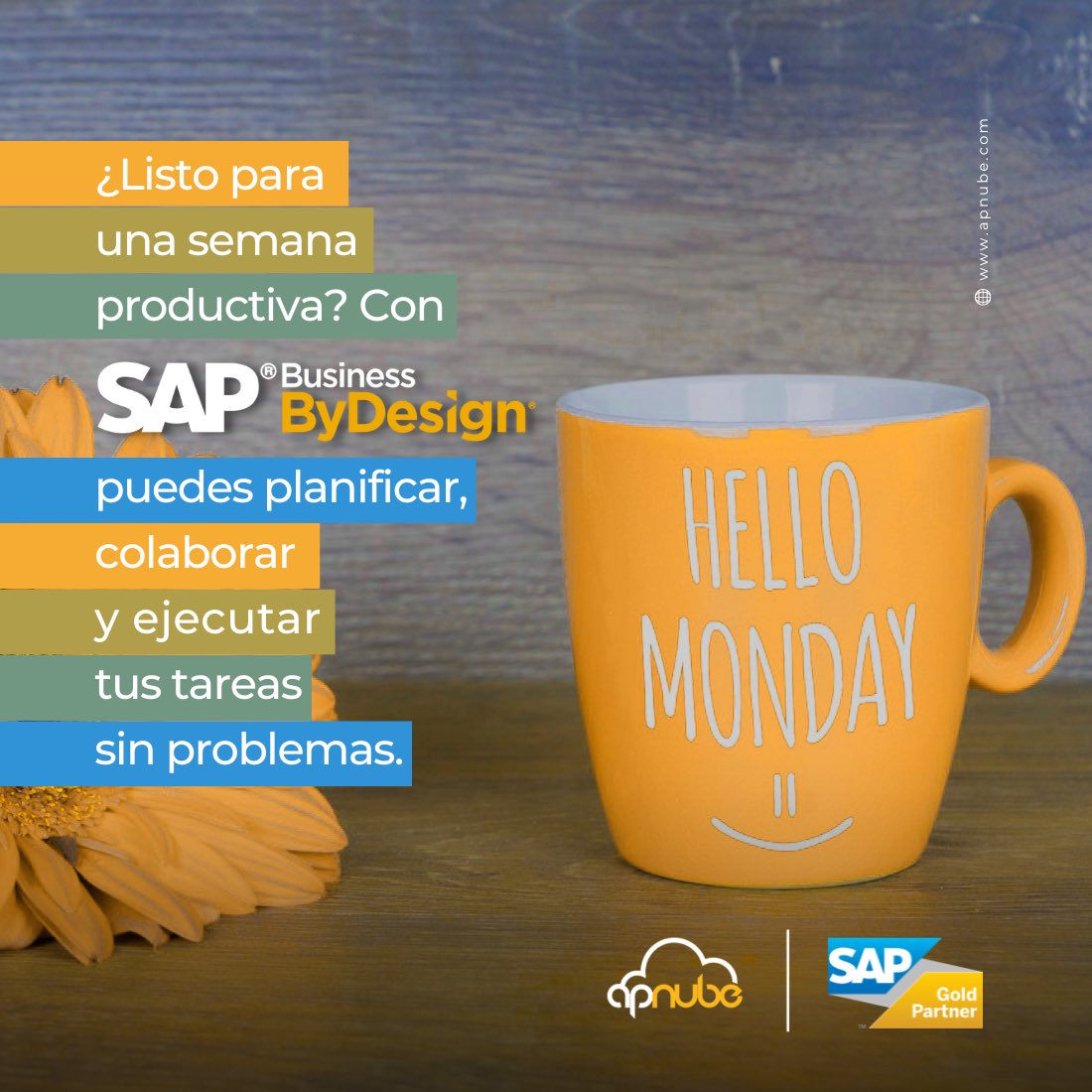 apnube's tweet image. El secreto para un #FelizLunes productivo: SAP Business ByDesign. Automatiza tus procesos y disfruta de una semana sin estrés.
¡Crea la historía de éxito de tu empresa! Solicita más información y una demo personalizada aquí apnube.com

#SAPBusinessByDesign #apnube