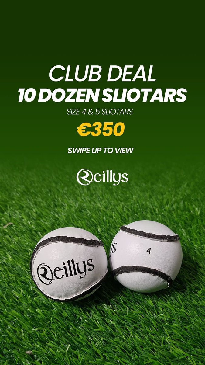 oreillys_sports's tweet photo. 💫💫💫GIVEAWAY💫💫💫

Tag a club and share this tweet to win 1 dozen free sliotars 🆓

Club deals now available on our website https://t.co/8Ged7VZJXO

Winner Announced on Friday 😀 https://t.co/j7A8wjEIUP