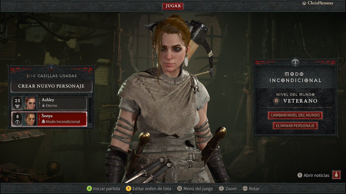 ChrisHenares's tweet photo. DespuΓ©s de llevar mi personaje a nivel 25 y acabar la beta de #DiabloIV me he creado nuevo personaje con muerte permanente y tambiΓ©n en veterano. Espero no arrepentirme. #DiabloIVOpenBeta #DiabloIVBeta #DiabloIVBetaAbierta.
Menudo vicio llevo. Me encanta. https://t.co/LriZ9vG4YR