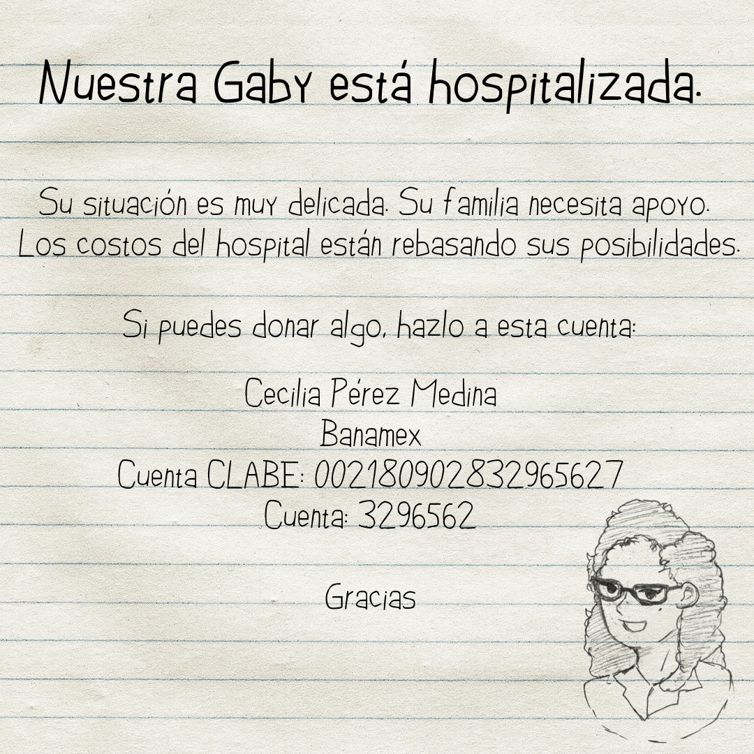 GABY NECESITA AYUDA