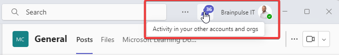 Finally! You can now easily switch between tenants in the new #Microsoft #Teams client. You will even the activity from your other accounts and organizations.

 Want to try it? See adoption.microsoft.com/en-us/new-micr…

#Microsoft #Teams #Updates #Announcement #NewTeams