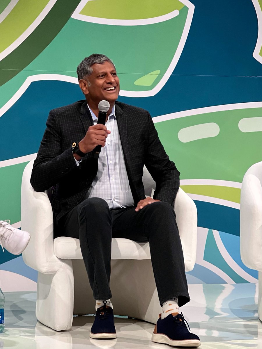 StartUp Health (@startuphealth) on Twitter photo <a href="/katyahancock/">Katya Hancock</a> <a href="/MonicaSchmiede/">Monica Schmiede</a> <a href="/SathyaElumalai/">Sathya Elumalai</a> "We have noticed that activity & behavior changes are the absolute best precursors to medical issues. This has allowed us to start thinking as the patient as a person." #HealthTransformer <a href="/smovva/">Satish Movva</a> of <a href="/CarePredict/">CarePredict</a>
#ViVE2023 <a href="/katyahancock/">Katya Hancock</a> <a href="/MonicaSchmiede/">Monica Schmiede</a> <a href="/SathyaElumalai/">Sathya Elumalai</a> "We have noticed that activity & behavior changes are the absolute best precursors to medical issues. This has allowed us to start thinking as the patient as a person." #HealthTransformer <a href="/smovva/">Satish Movva</a> of <a href="/CarePredict/">CarePredict</a>
#ViVE2023