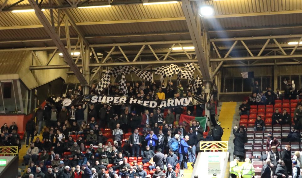 Newcastle Playing ❌
Sunderland Playing ❌
Gateshead playing in a Semi Final ✅
Gateshead Flags Display ✅

Get yourself down to Gateshead to support the lads! 

#NUFCFans #nufc #safc #sunderland #Newcastle #Gateshead #fatrophy #BarnetFC #WorClub