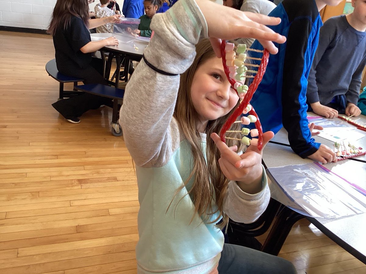 JKSTEAMLAB's tweet image. John Kirkwood came over to JK to share his knowledge about careers in Health Sciences to our 4th Graders. He gave the students insight on how to get into these careers, as well as, what they can do right now to prepare. Students made edible DNA during the event.  @BataviaJK