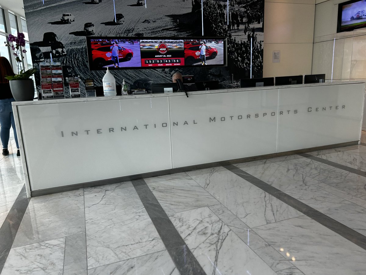 Trevorplummer's tweet photo. I’m listening to @dennyhamlin’s podcast inside #nascar HQ in Daytona. Am I allowed to do this? #actionsdetrimental #askdenny @DirtyMoMedia https://t.co/dnRrAdBiHa