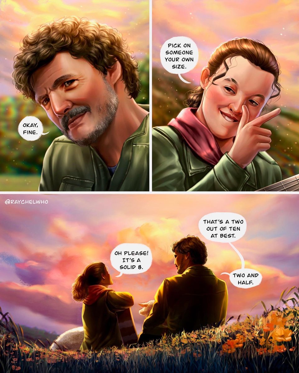 Just a shepherd and his baby girl 🥺 #lastofus #PedroPascal #bellaramsey #JOELMILLER #elliewilliams