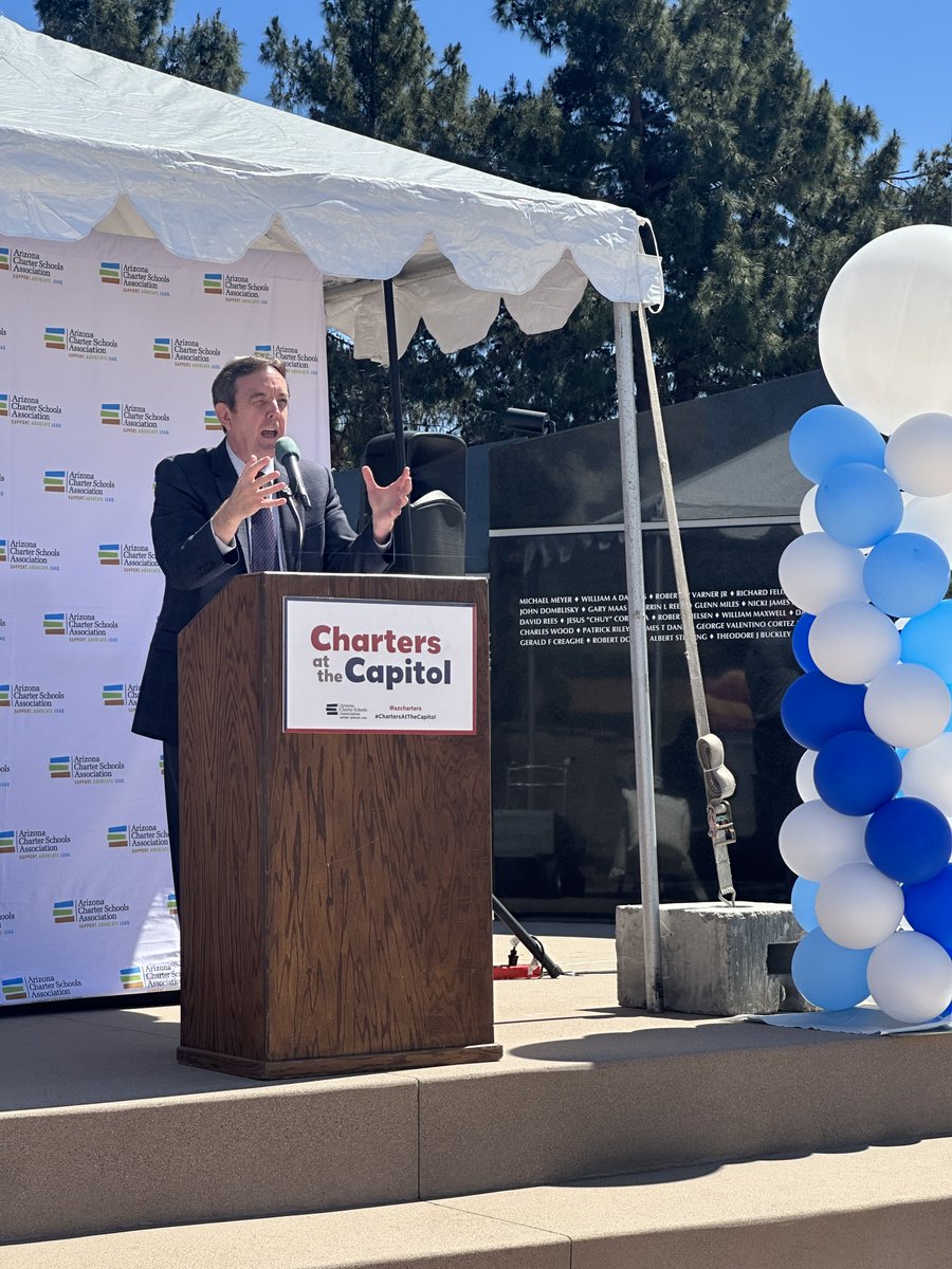 AzCharters's tweet photo. Senator Ken Bennett: “We had the privilege of approving the first of about 150 charter schools . . . it is so rewarding now 25 years later to realize what we started then has continued to grow” #AzChartersAtTheCapitol #azcharterschanginglives https://t.co/5qvpegJVba