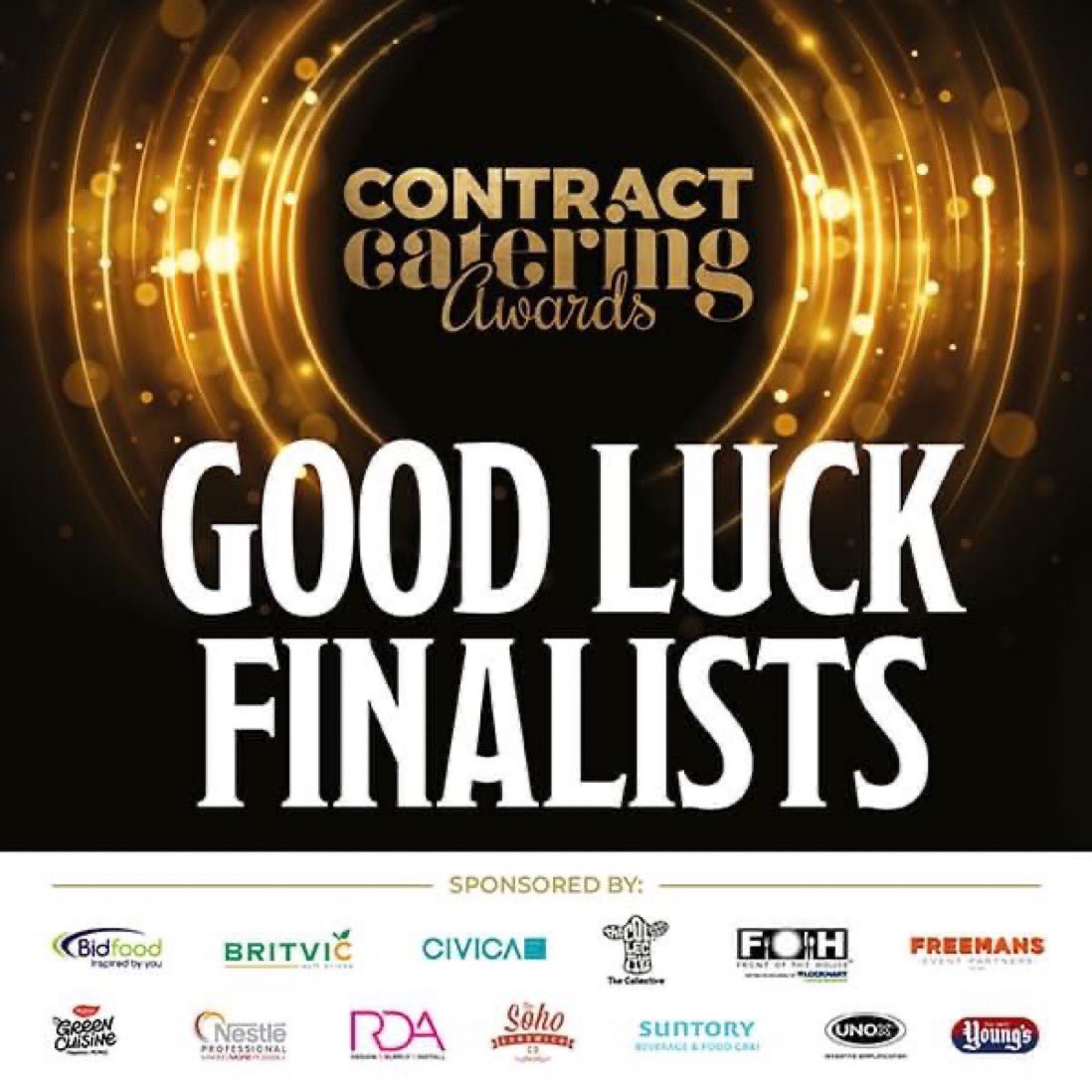 Good luck to all finalists from table 9! #contractcateringawards