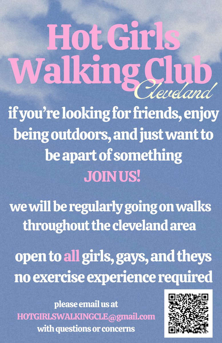 lyricalbert's tweet photo. HI IM STARTING A WALKING CLUB! ALL ARE WELCOME! LINK IN BIO TO JOIN! i just want to create a positive environment for the girlies to get outside and appreciate nature and make friends and be cute!!! 💖💖💖 https://t.co/DqAfE6LAei