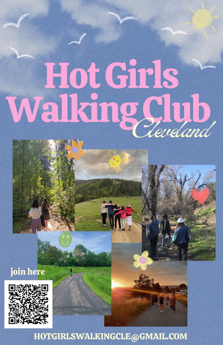 lyricalbert's tweet photo. HI IM STARTING A WALKING CLUB! ALL ARE WELCOME! LINK IN BIO TO JOIN! i just want to create a positive environment for the girlies to get outside and appreciate nature and make friends and be cute!!! 💖💖💖 https://t.co/DqAfE6LAei