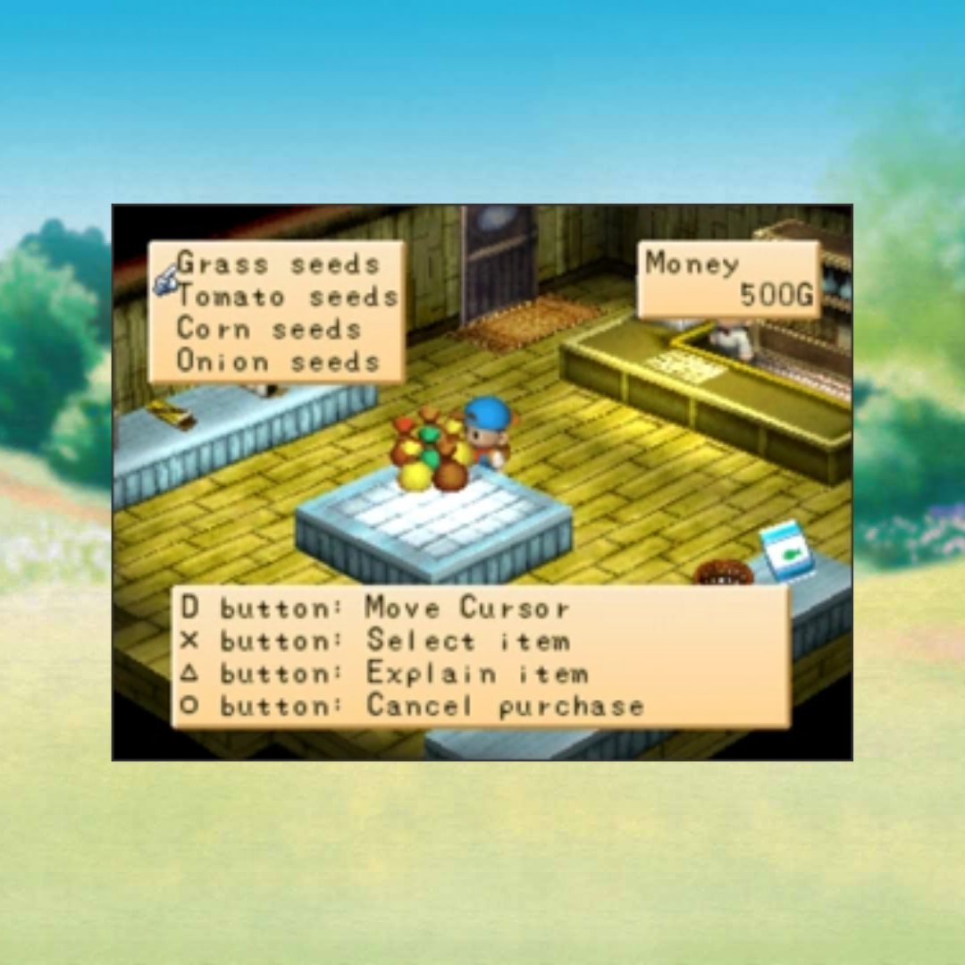 Natsume Inc. on Twitter "What seeds do you buy first in Harvest Moon