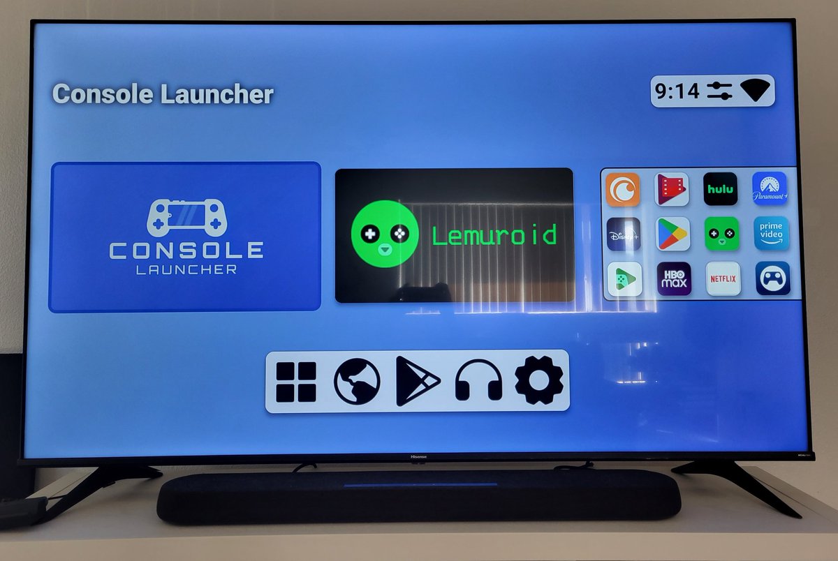 LikeEich's tweet image. #ConsoleLauncher was just approved on the Android TV app store!